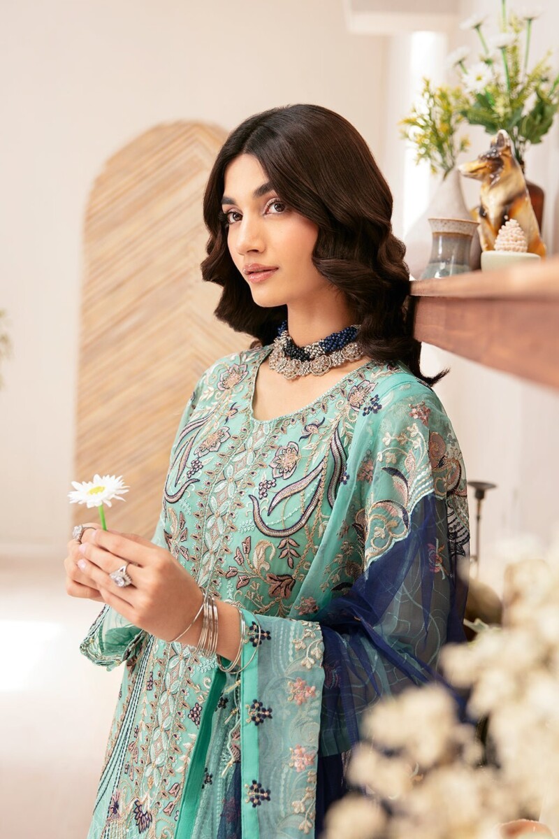 Ramsha Rangoon D-1207 Vol-12 Luxury Chiffon 3Pc Collection 2024