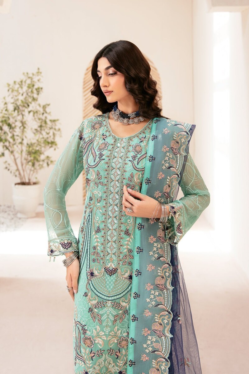 Ramsha Rangoon D-1207 Vol-12 Luxury Chiffon 3Pc Collection 2024