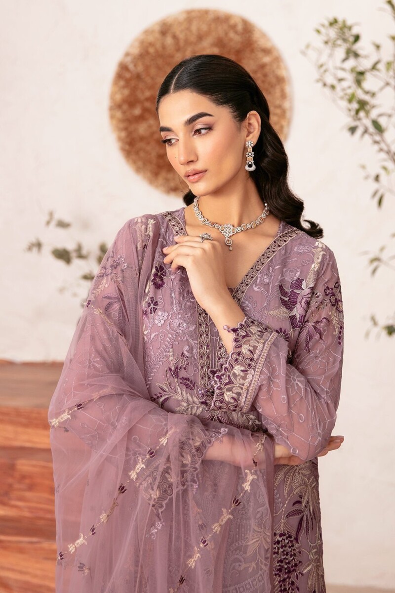 Ramsha Rangoon D-1208 Vol-12 Luxury Chiffon 3Pc Collection 2024