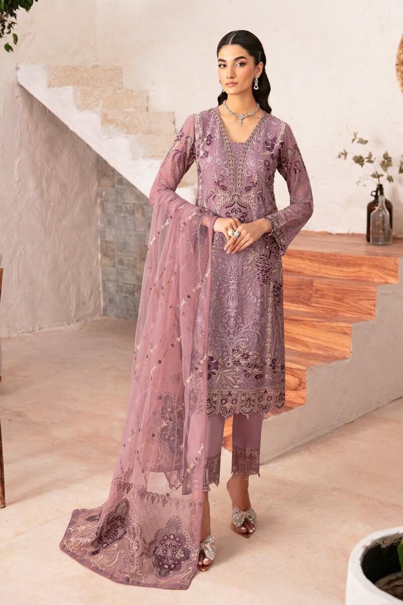 Ramsha Rangoon D-1208 Vol-12 Luxury Chiffon 3Pc Collection 2024