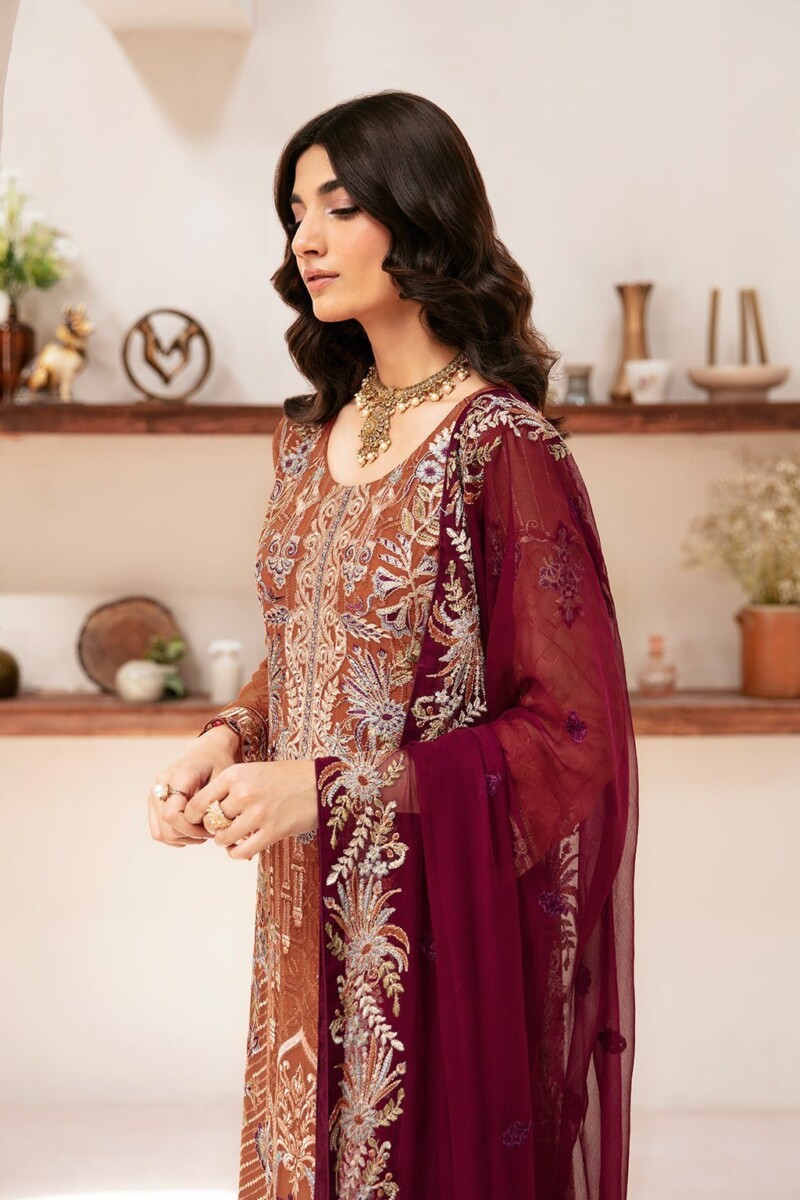 Ramsha Rangoon D-1209 Vol-12 Luxury Chiffon 3Pc Collection 2024