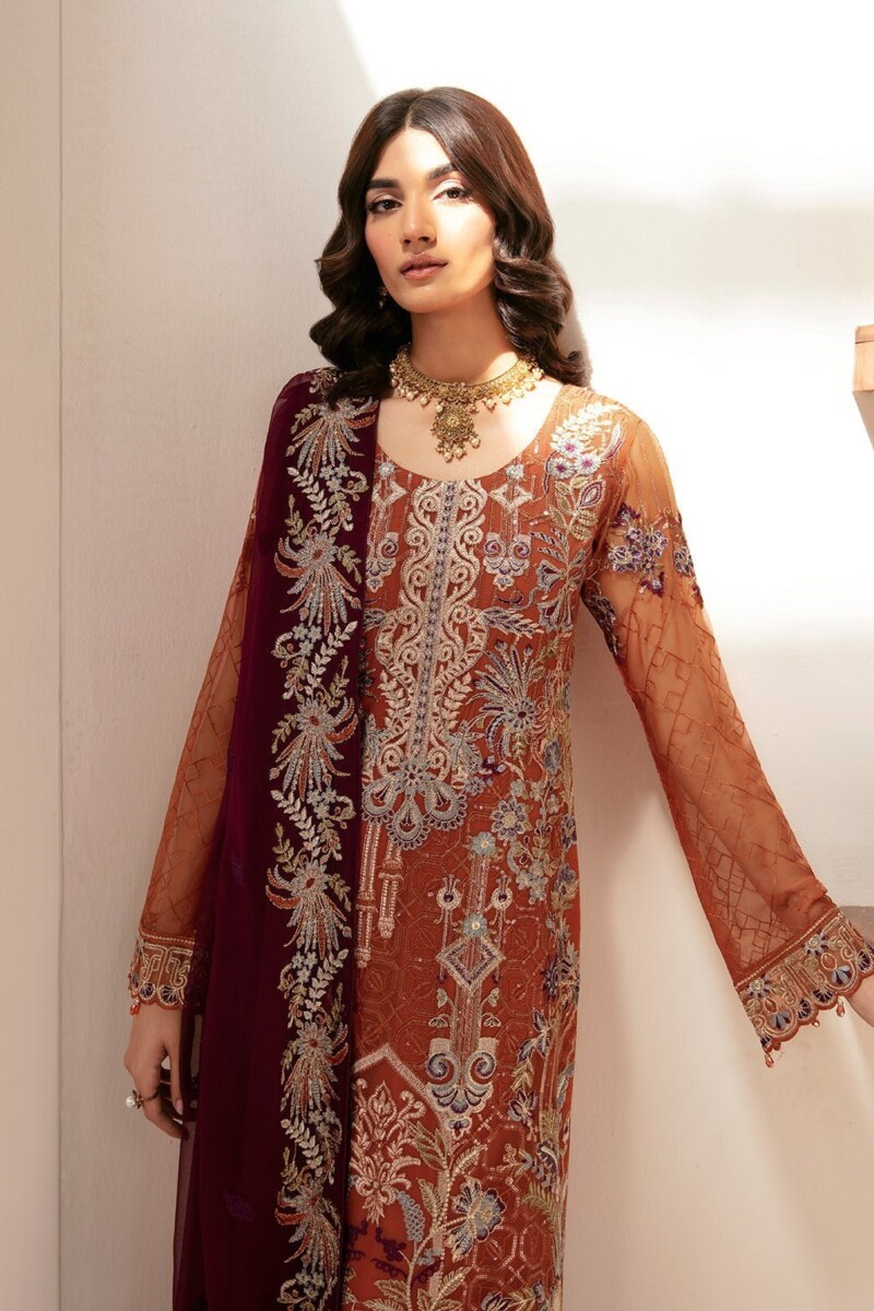 Ramsha Rangoon D-1209 Vol-12 Luxury Chiffon 3Pc Collection 2024