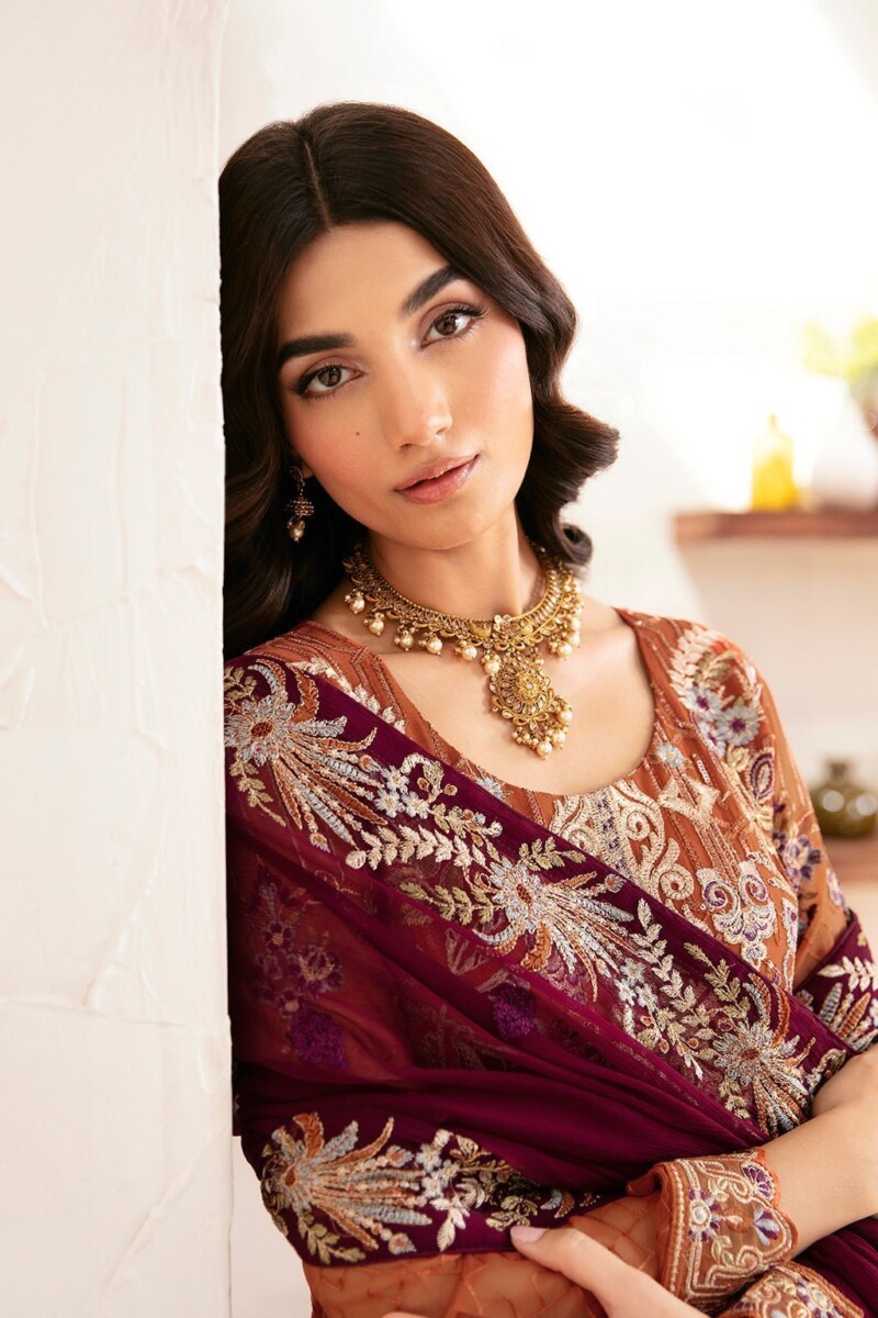 Ramsha Rangoon D-1209 Vol-12 Luxury Chiffon 3Pc Collection 2024