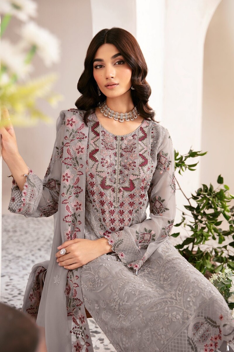 Ramsha Rangoon D-1210 Vol-12 Luxury Chiffon 3Pc Collection 2024