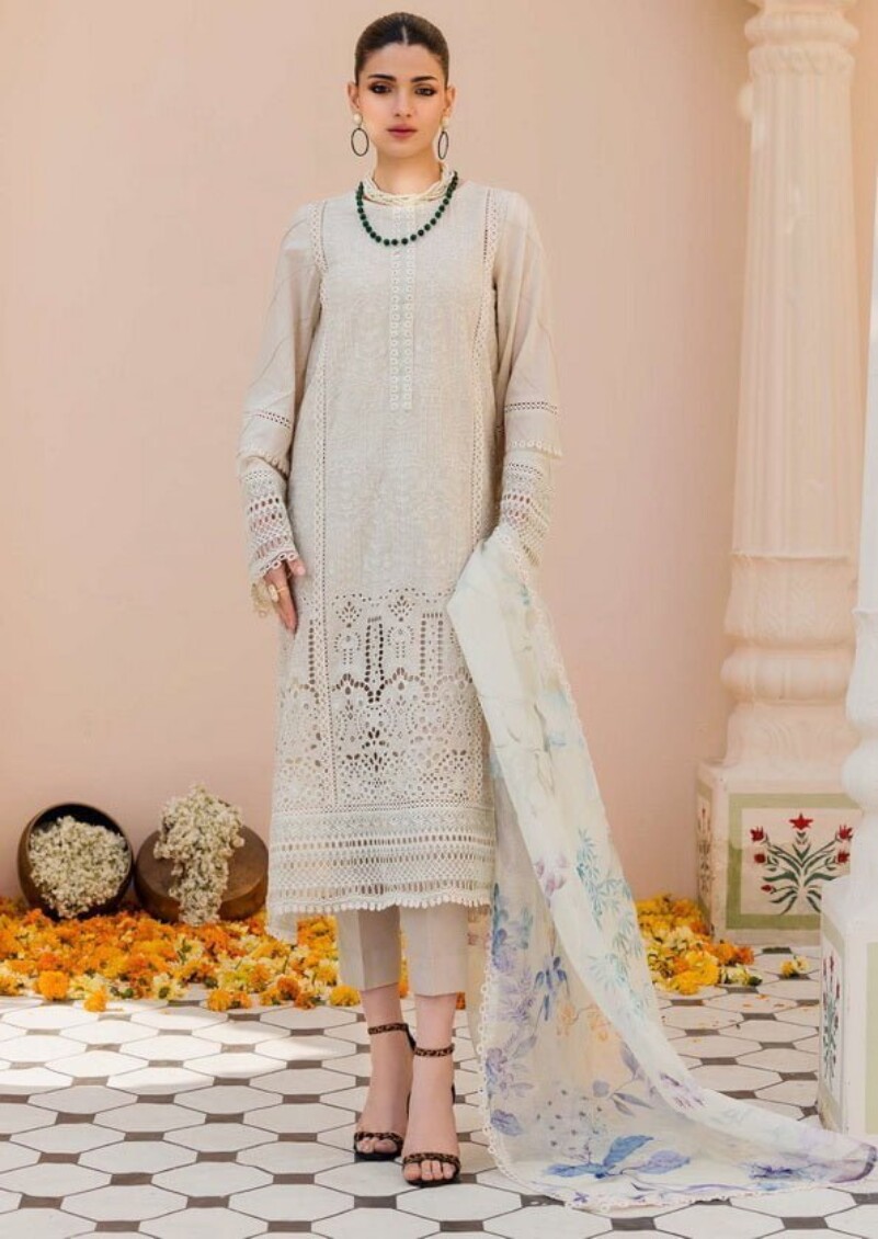 Motifz 4629-Inara Lawn 3Pc Suit Collection 2024