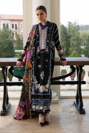 Republic D2-A M Line Lawn 3pc Suit Collection 2024