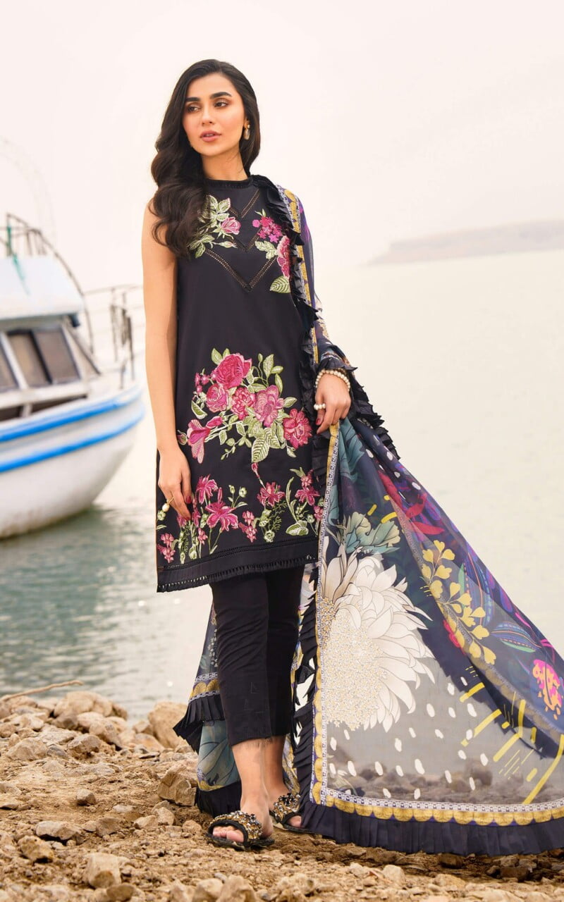 Asifa &Amp; Nabeel M 19 Daphne Meraki Premium Lawn Collection