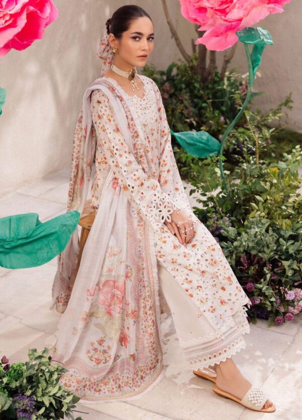 Iznik Dahlia Dl-05 Splendour Embroidered Luxury Lawn 3Pc Suit Collection 2024