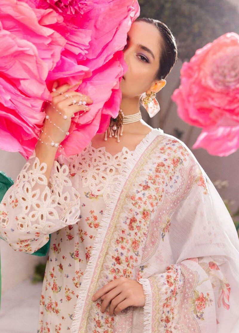 Iznik Dahlia Dl-05 Splendour Embroidered Luxury Lawn 3pc Suit Collection 2024