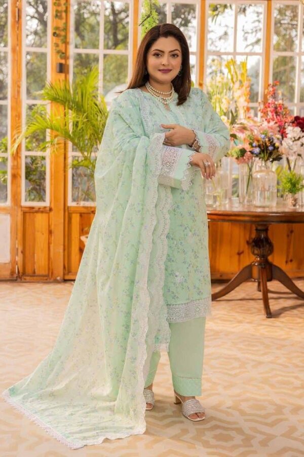 Gul Ahmed Dn-42022 Mothers Embroidered Lawn Collection 2024