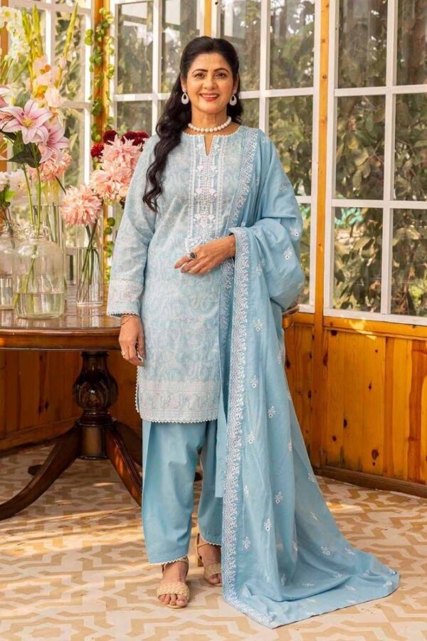 Gul Ahmed Dn-42023 Mothers Embroidered Lawn Collection 2024