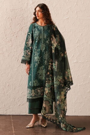 Afrozeh Acf 4 Viridian Chikankari Lawn Collection