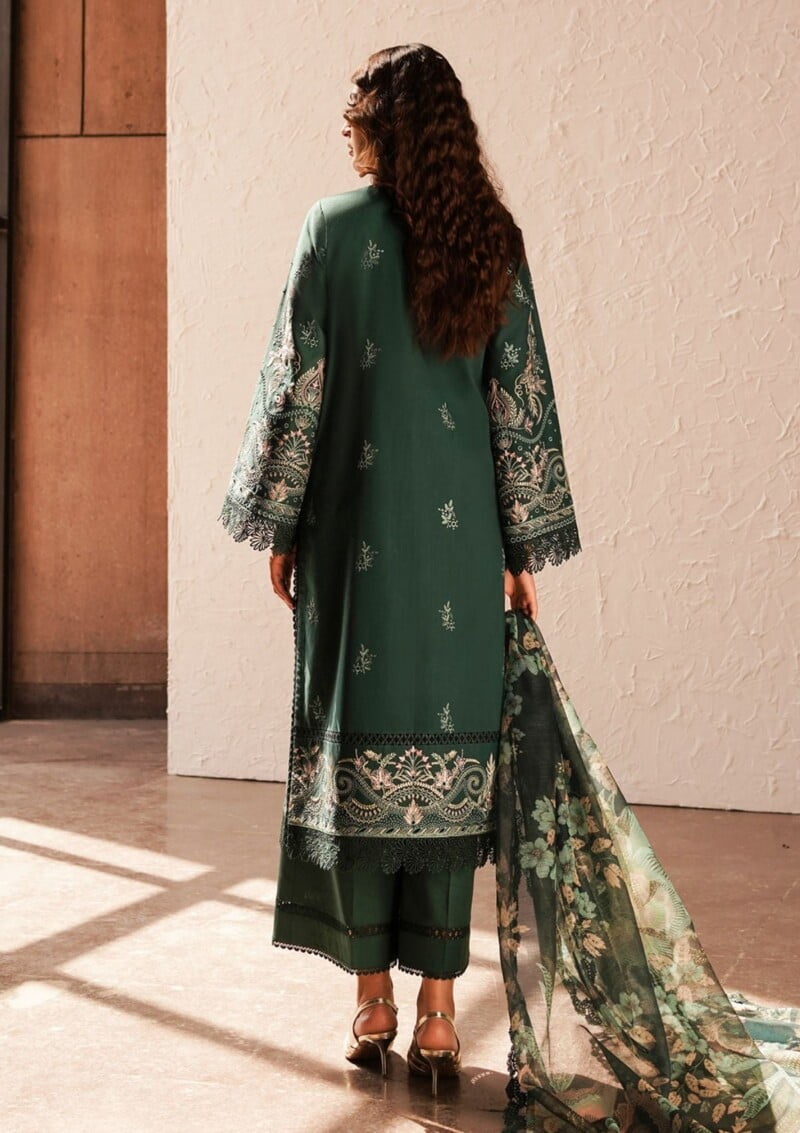 Afrozeh Acf 4 Viridian Chikankari Lawn Collection