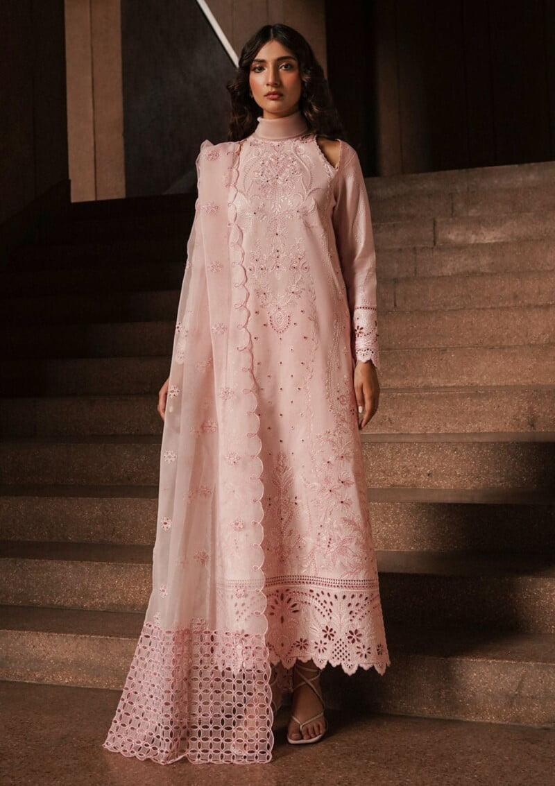 Afrozeh Acf 7 Rosella Chikankari Lawn Collection