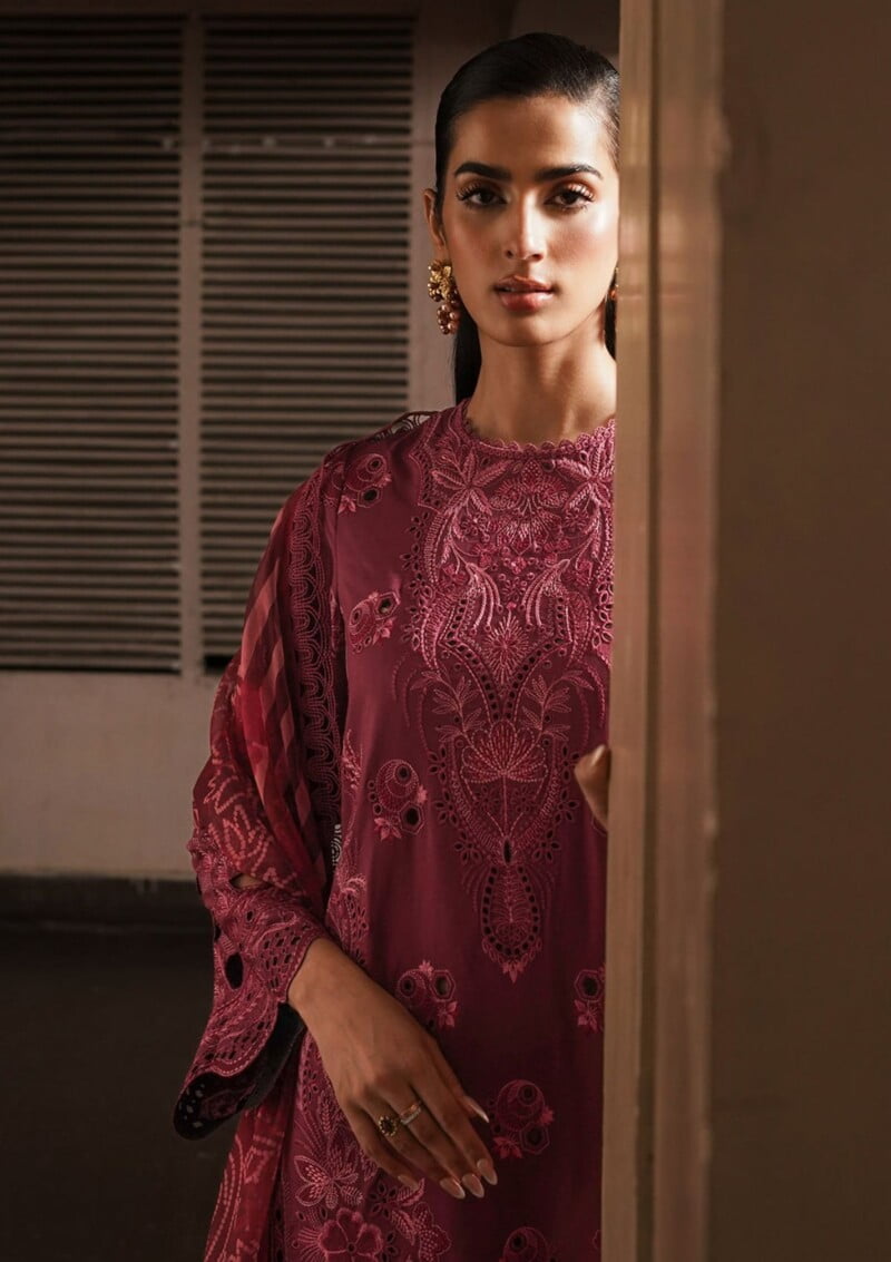 Afrozeh Acf 9 Cordovan Chikankari Lawn Collection