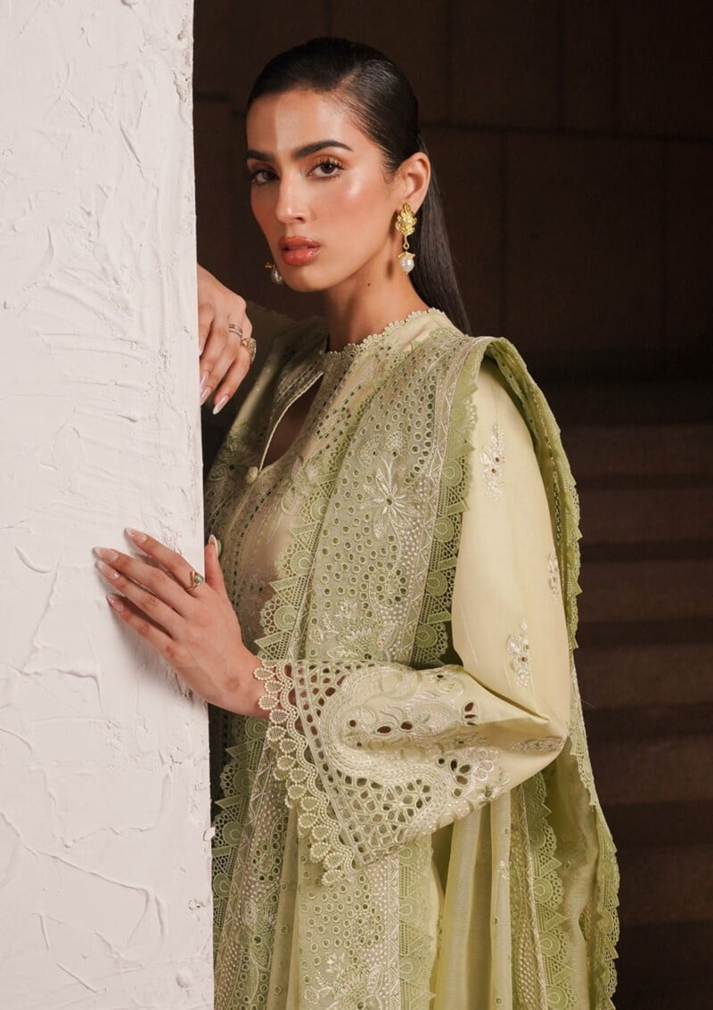 Afrozeh Acf 2 Kelly Chikankari Lawn Collection