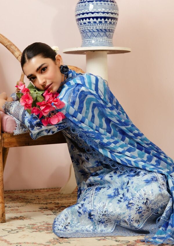 Afrozeh Al24 10 Merial Malina Lawn Collection