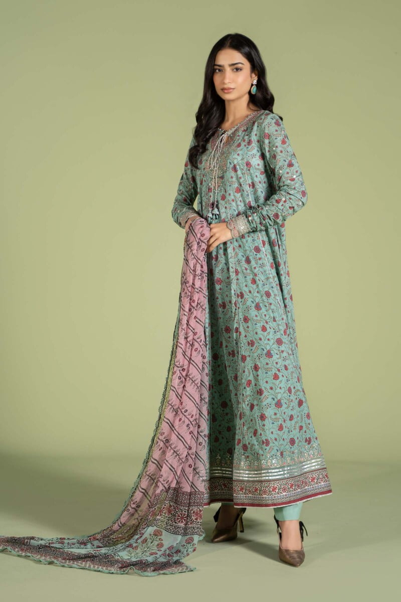 Motifz 4435 Sabiha Embroidered Lawn Collection 24