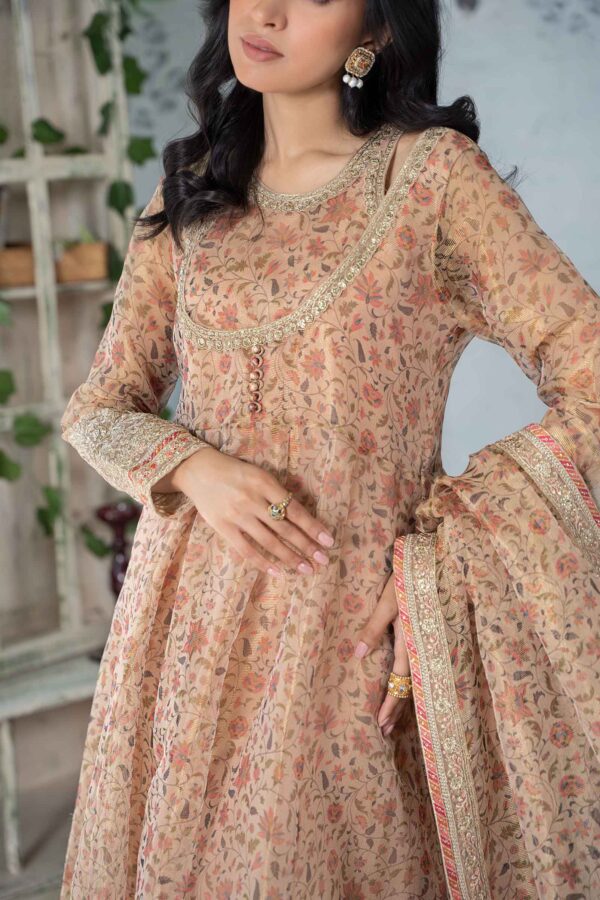 Noor D11 A Pink Schifli Luxury Chikankari Lawn 24 Collection 24