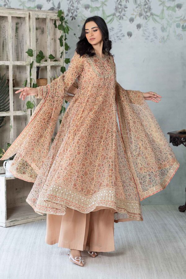 Noor D11 A Pink Schifli Luxury Chikankari Lawn 24 Collection 24