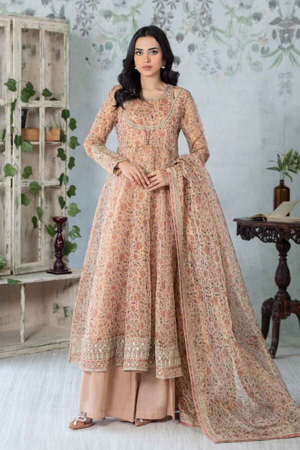 Noor D11 A Pink Schifli Luxury Chikankari Lawn 24 Collection 24