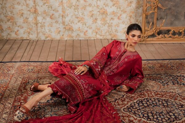 Ethnic Embroidered Suit E0431 203 305 Rozana Unstitched Collection 24 Vol Iii