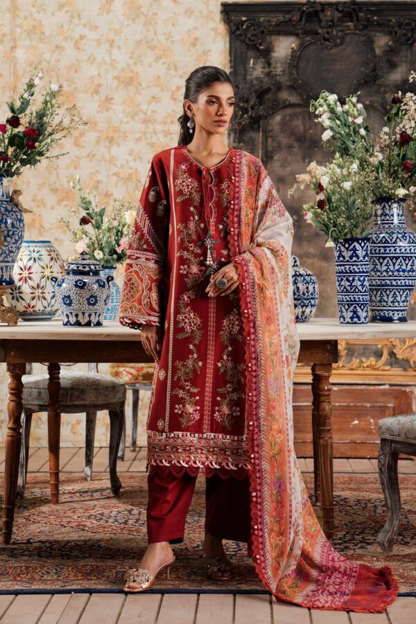 Ethnic Embroidered Suit E0434 203 310 Rozana Unstitched Collection 24 Vol Iii