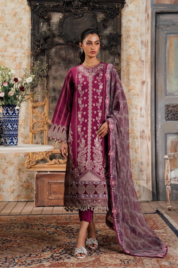 Ethnic Embroidered Suit E0435 203 403 Rozana Unstitched Collection 24 Vol Iii