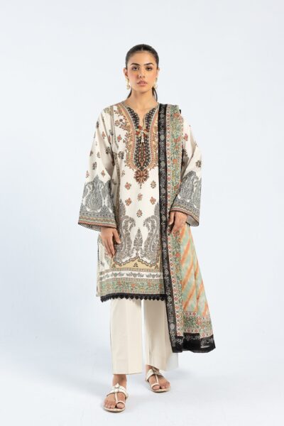 Ethnic Printed Suit E0445 202 006 Unstithched Casual Special Price Vol Iii