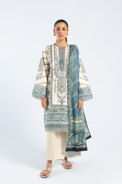 Ethnic Printed Suit E0446 202 615 Unstithched Casual Special Price Vol Iii