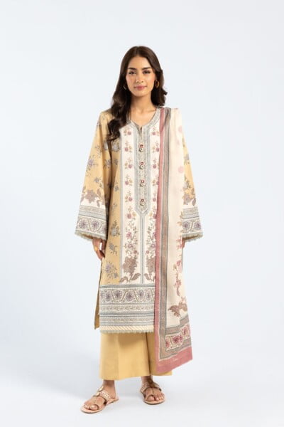 Ethnic Printed Suit E0452 202 007 Unstithched Casual Special Price Vol Iii