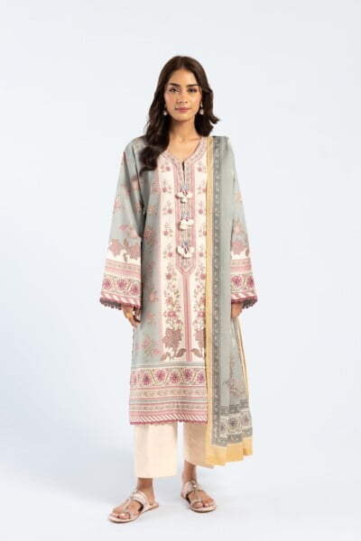 Ethnic Printed Suit E0452 202 615 Unstithched Casual Special Price Vol Iii