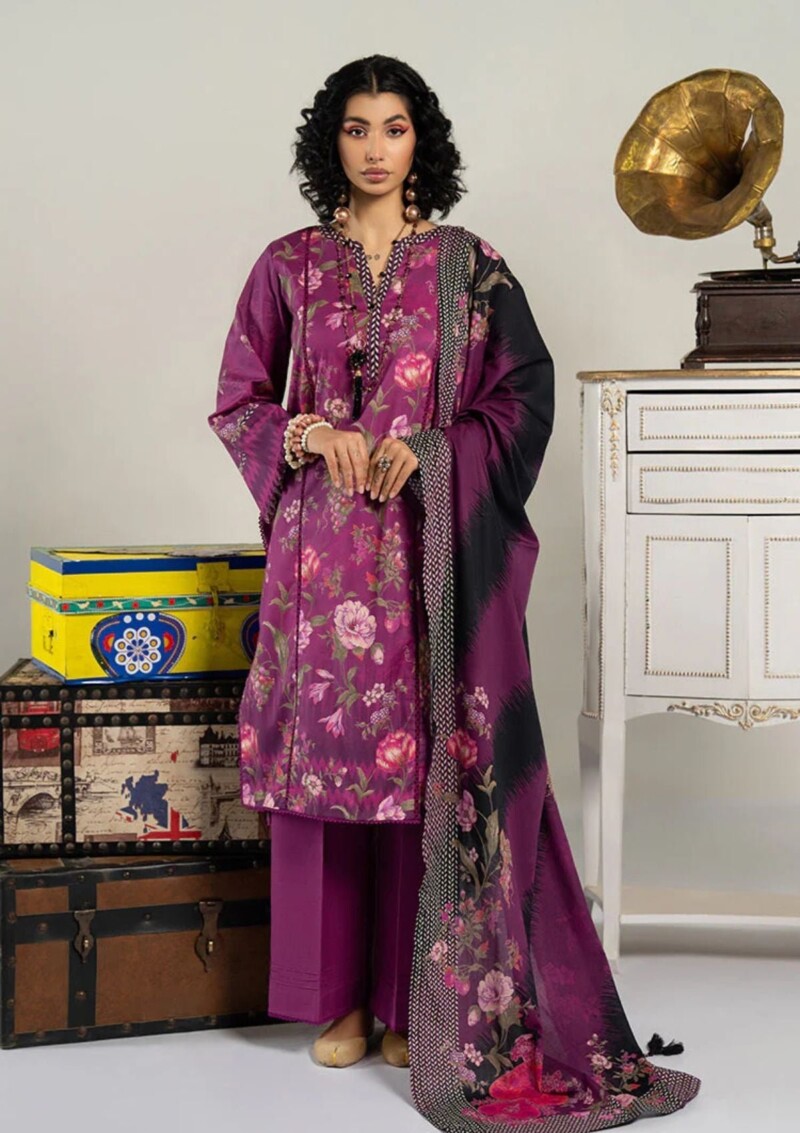 Ellena Digital Printed 24 Eas L3 4 Lawn Collection 24