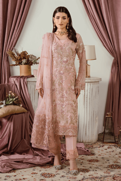 Ramsha F-2502 Embroidered Luxury Chiffon 3 Piece Collection 2024