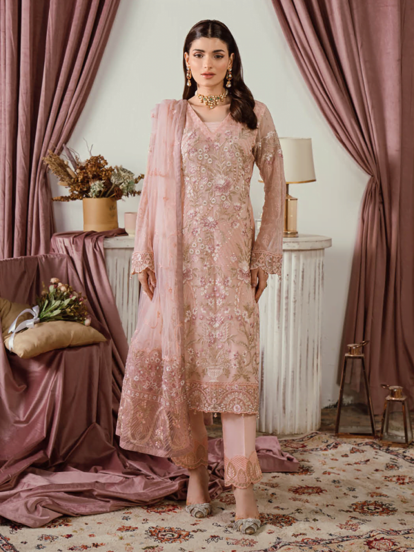 Ramsha F-2502 Embroidered Luxury Chiffon 3 Piece Collection 2024