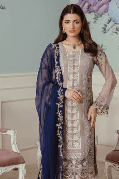 Ramsha F-2503 Embroidered Luxury Chiffon 3 Piece Collection 2024