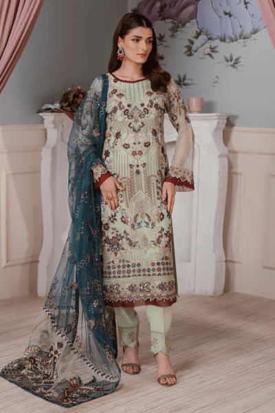 Ramsha F-2507 Embroidered Luxury Chiffon 3 Piece Collection 2024