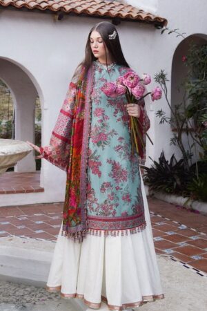 Hussain Rehar Eid Floret Eid Luxury Lawn Embroidered Collection 2024