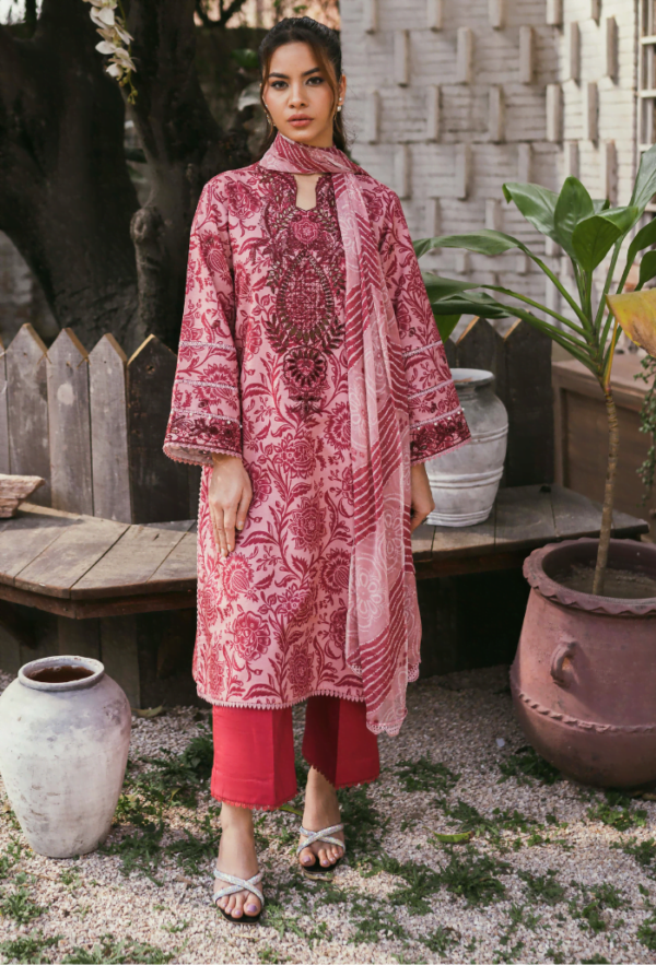 Gardenia D-10 Embroidered Lawn Collection 2024