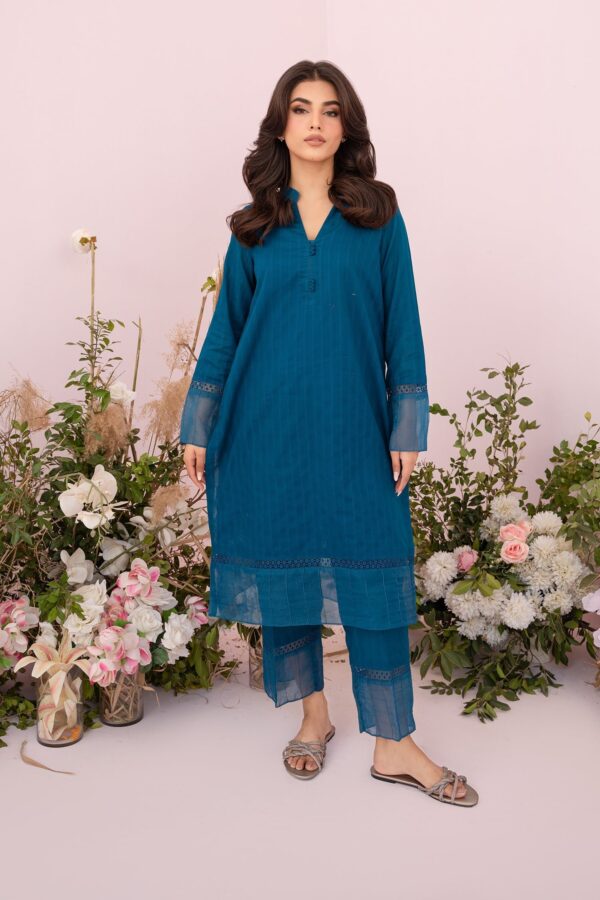Hana Sunshine Sartorial Stitched Abyss Sartorial Stitched Summer Solids 2Pc Collection 2024