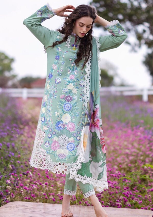 Mushq The Secret Garden Mh 2A Hemline Lawn Collection