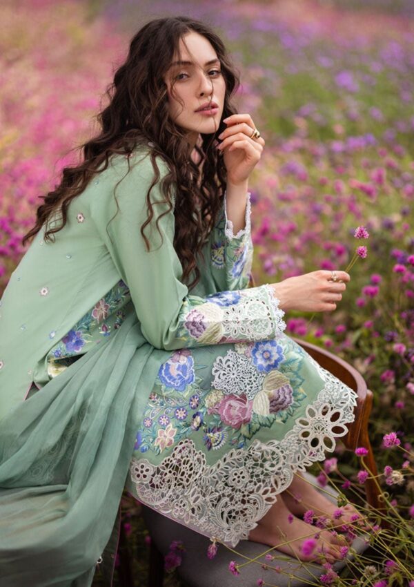 Mushq The Secret Garden Mh 2A Hemline Lawn Collection