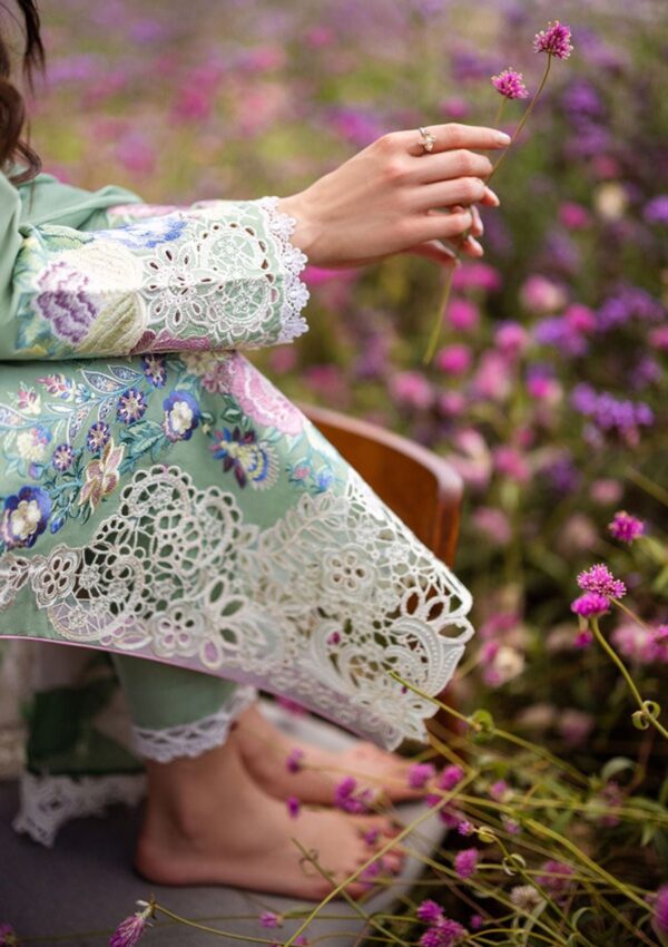 Mushq The Secret Garden Mh 2A Hemline Lawn Collection