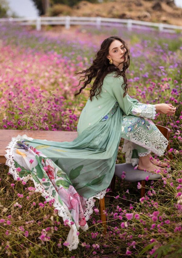 Mushq The Secret Garden Mh 2A Hemline Lawn Collection