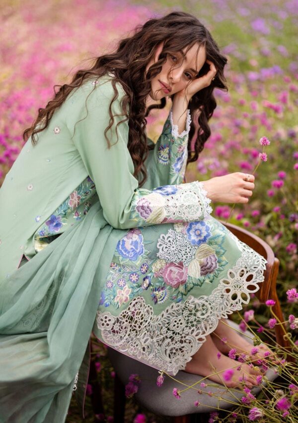 Mushq The Secret Garden Mh 2A Hemline Lawn Collection