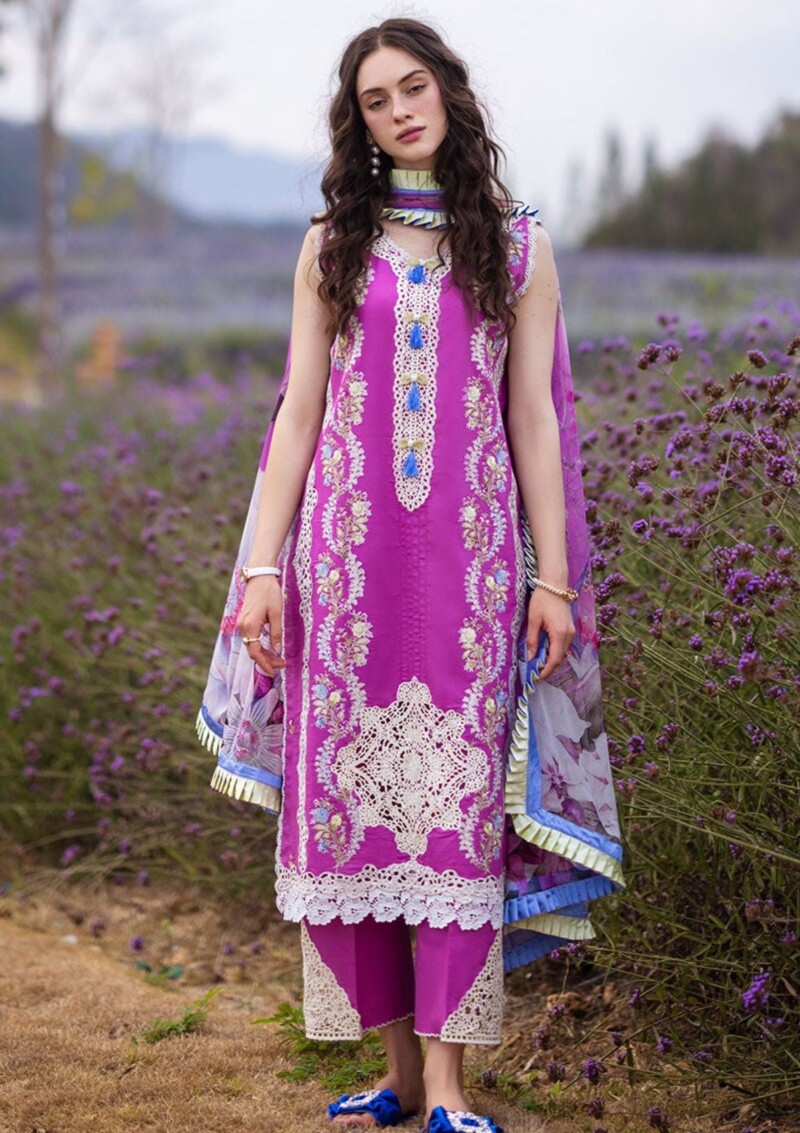 Mushq The Secret Garden Mh 3A Hemline Lawn Collection