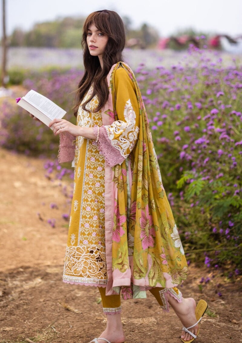 Mushq The Secret Garden Mh 4B Hemline Lawn Collection