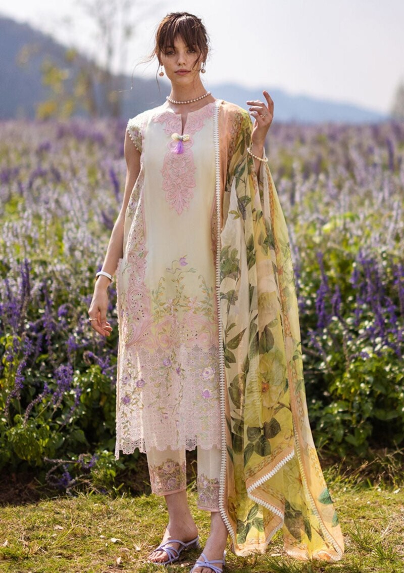 Mushq The Secret Garden Mh 5B Hemline Lawn Collection