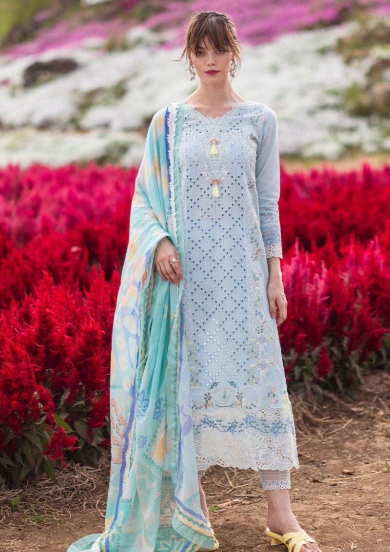 Mushq The Secret Garden Mh 6A Hemline Lawn Collection