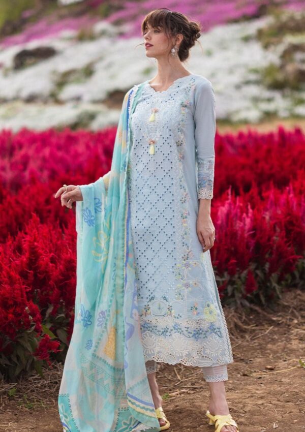 Mushq The Secret Garden Mh 6A Hemline Lawn Collection